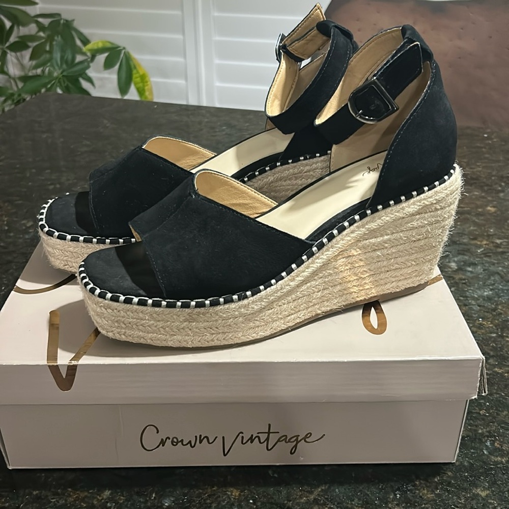 Crown Vintage suede espadrilles